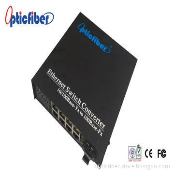 10/100M 8 Ports Ethernet Fiber Switch